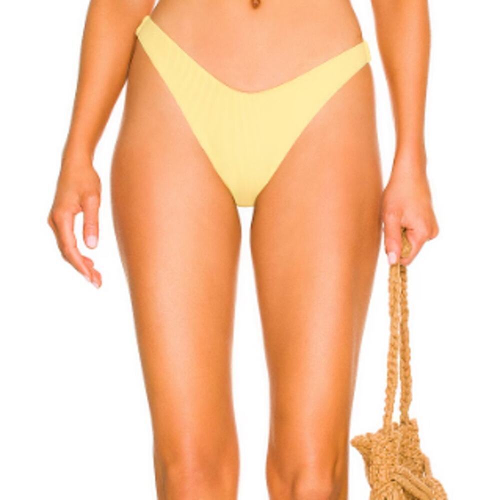 L*Space Ribbed Cabana Bikini Bottom S